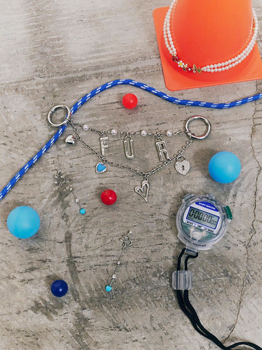 FURFUR「ロゴハートバッグチャーム」|キーケース|