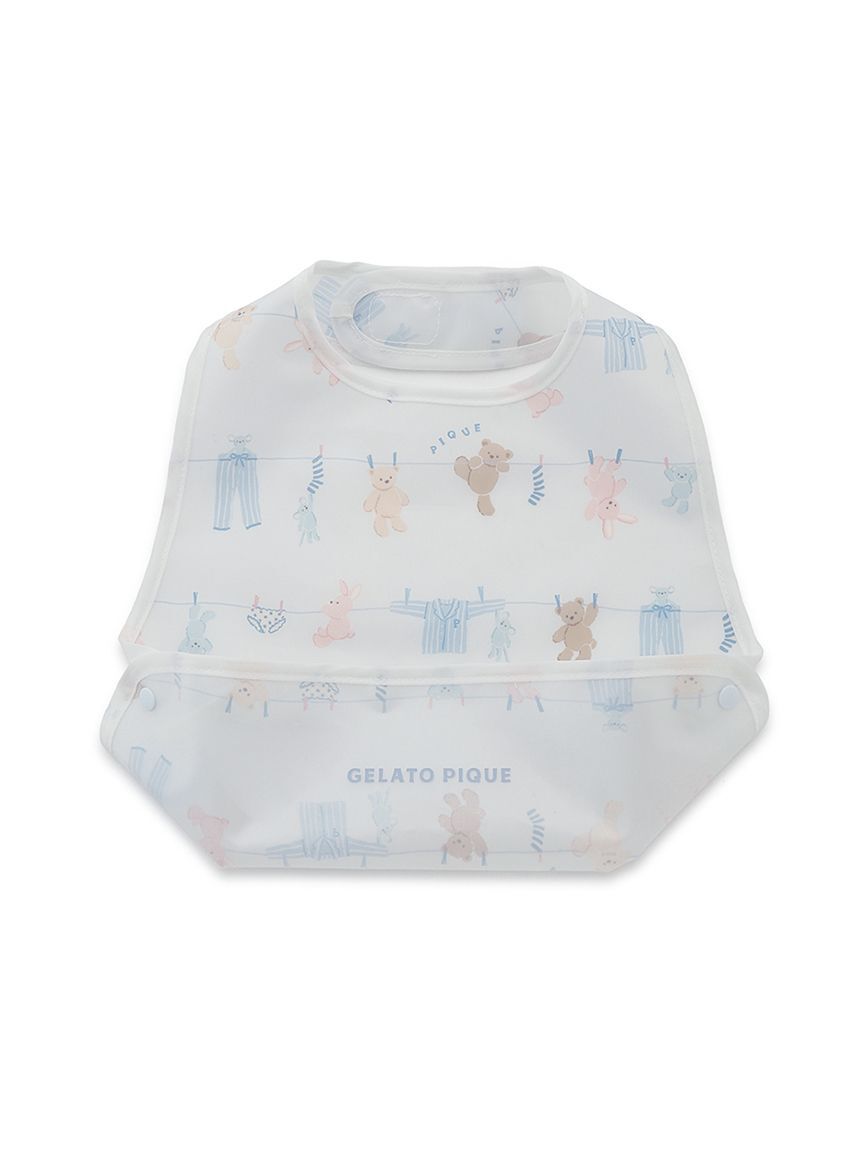 GELATO PIQUE KIDS & BABY「【BABY】ウォッシングアニマル柄お食事スタイ」|スタイ|BLU