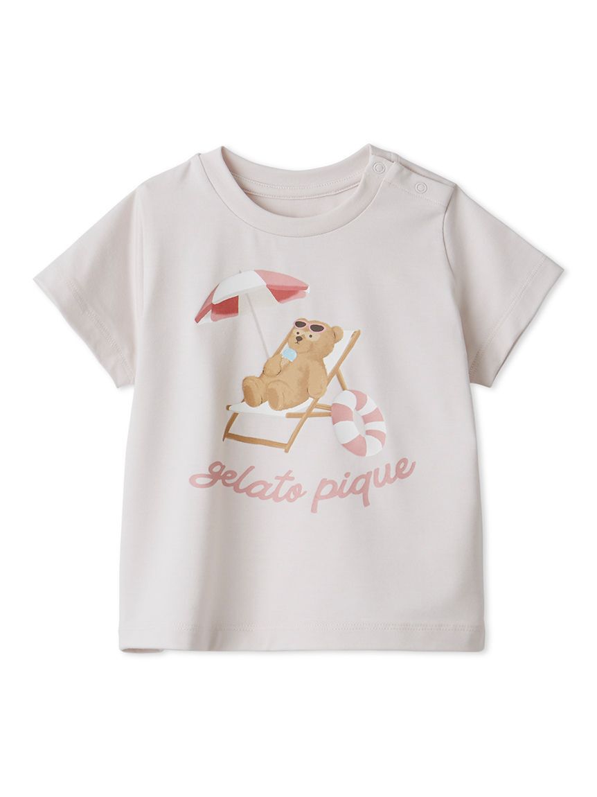 GELATO PIQUE KIDS & BABY「【BABY】【接触冷感】サマーベアワンポイントTシャツ」|その他ベビーウェア|
