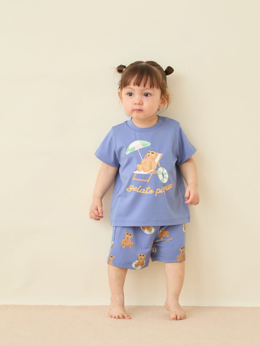 GELATO PIQUE KIDS & BABY「【BABY】【接触冷感】サマーベアワンポイントTシャツ」|その他ベビーウェア|