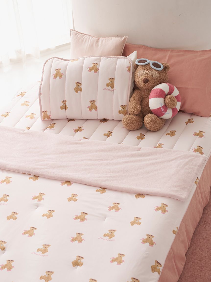 gelato pique Sleep「【Sleep】サマーベアポケット付きクッション」|クッション・クッションカバー|