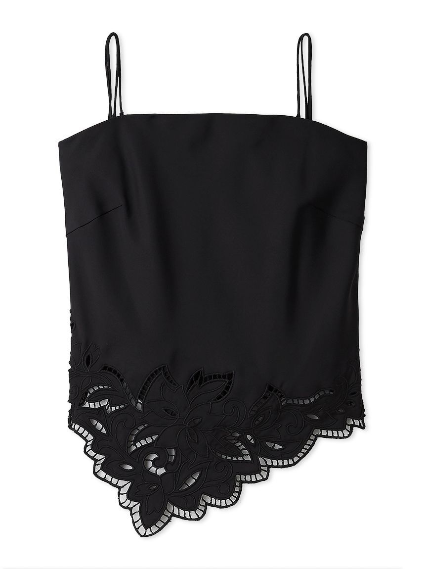 SNIDEL「ヘムエンブロイダリーキャミ」|キャミソール|