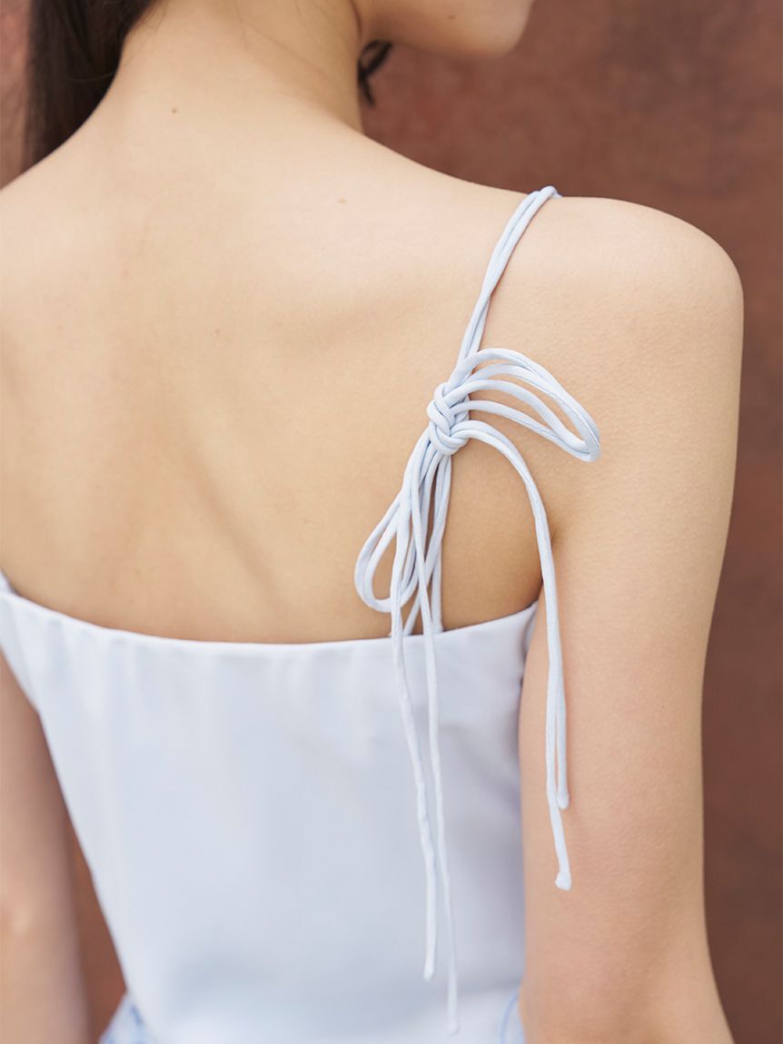 SNIDEL「ヘムエンブロイダリーキャミ」|キャミソール|