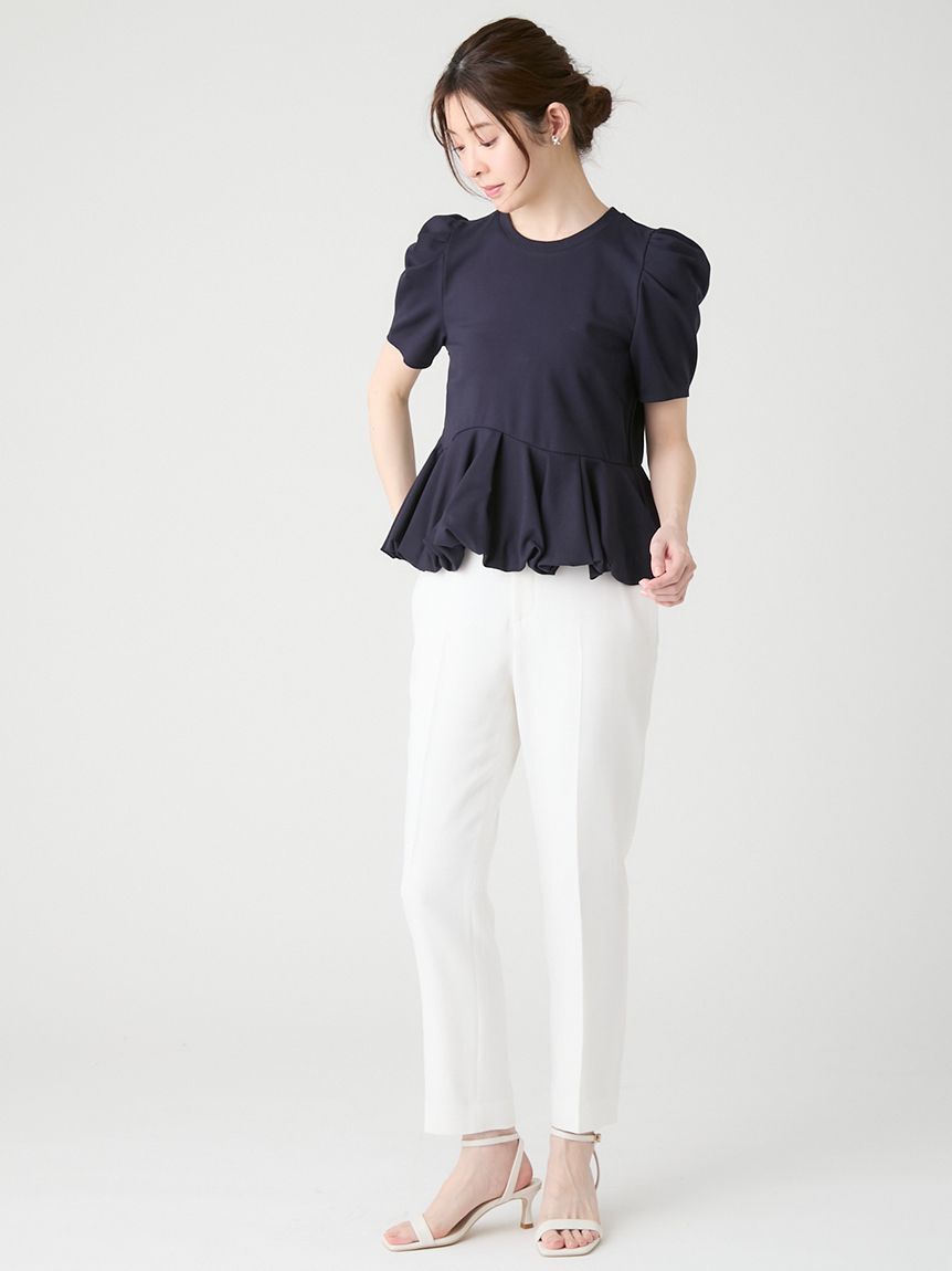 CELFORD「【洗える】【WEB・一部店舗限定カラー】バルーンヘムアシンメトリーポンチトップス」|Tシャツ・カットソー|