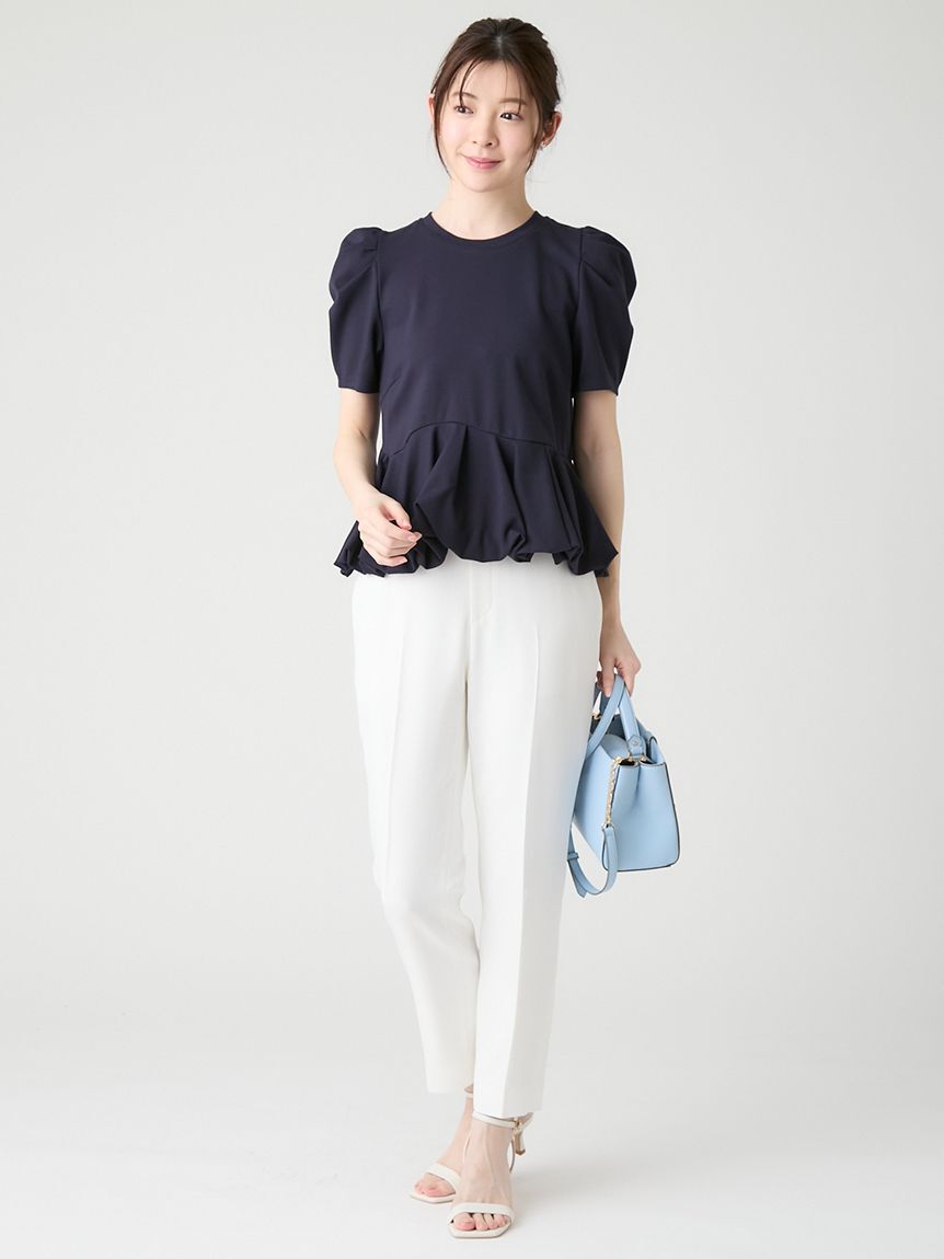 CELFORD「【洗える】【WEB・一部店舗限定カラー】バルーンヘムアシンメトリーポンチトップス」|Tシャツ・カットソー|