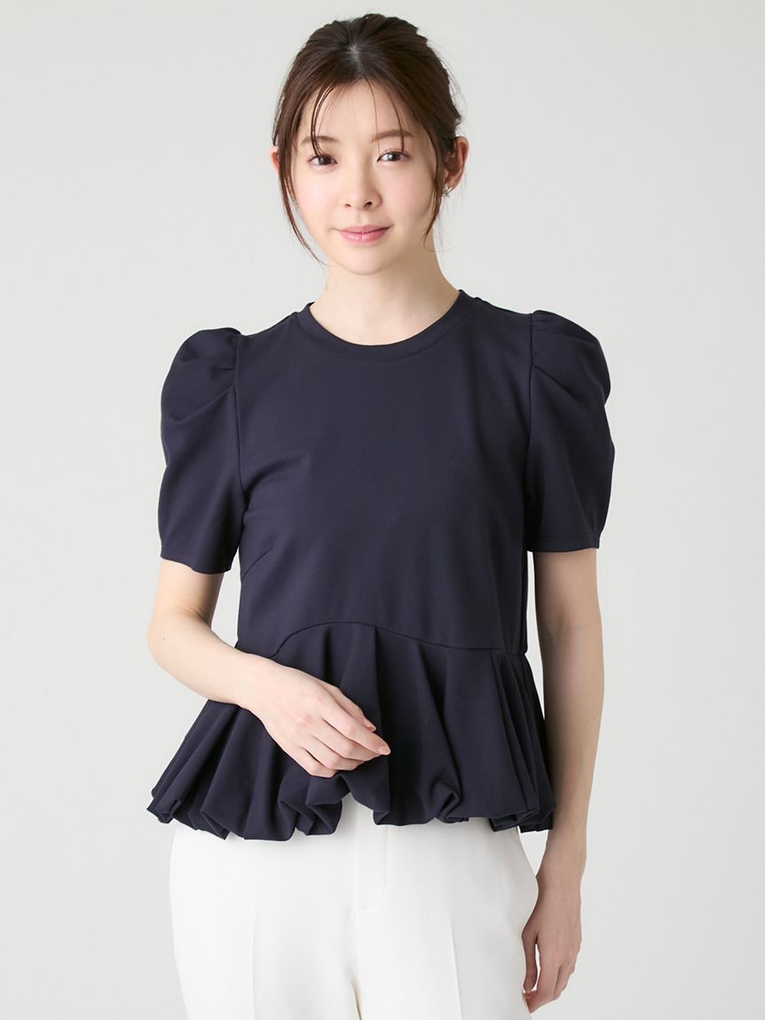 CELFORD「【洗える】【WEB・一部店舗限定カラー】バルーンヘムアシンメトリーポンチトップス」|Tシャツ・カットソー|