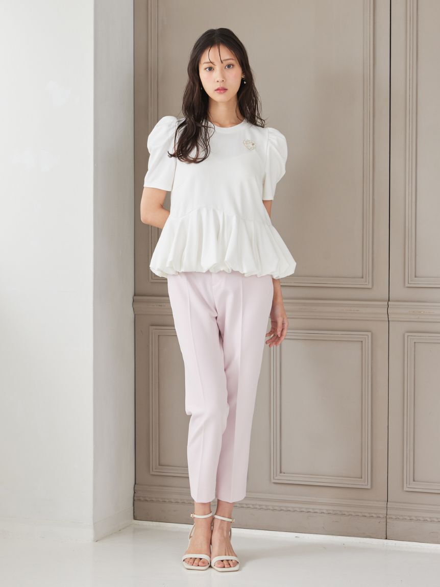 CELFORD「【洗える】【WEB・一部店舗限定カラー】バルーンヘムアシンメトリーポンチトップス」|Tシャツ・カットソー|