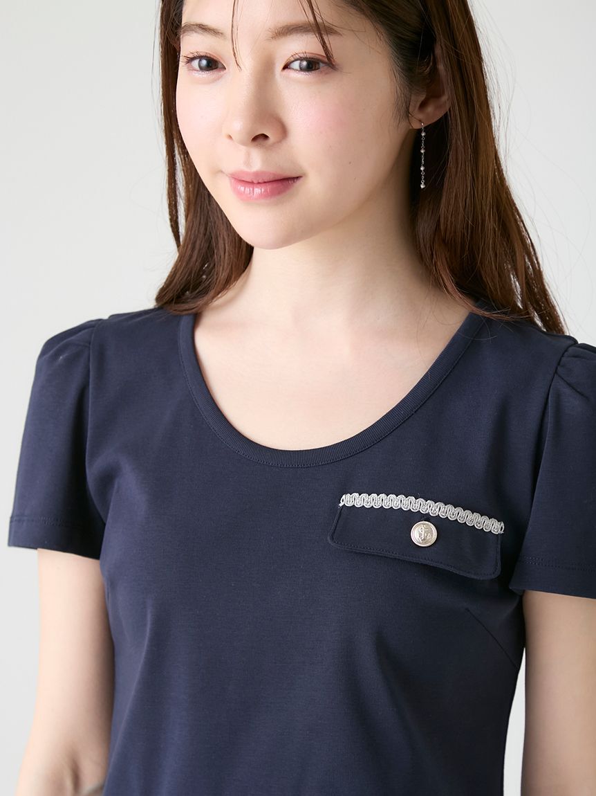 CELFORD「【洗える】フラップポケットカットソー」|Tシャツ・カットソー|