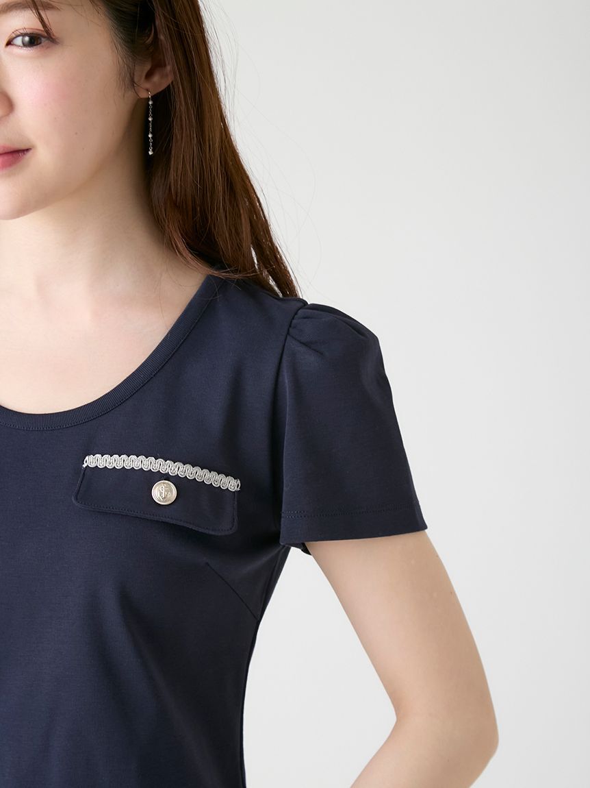 CELFORD「【洗える】フラップポケットカットソー」|Tシャツ・カットソー|