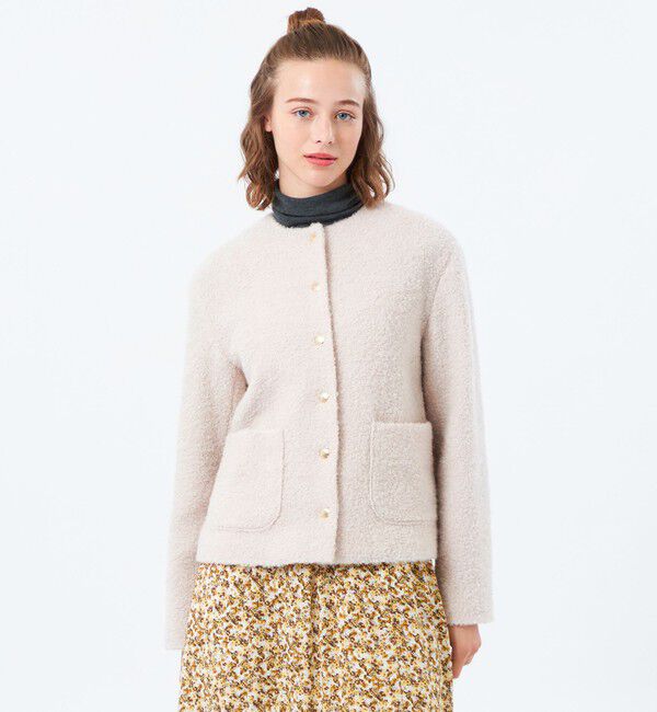 MACKINTOSH PHILOSOPHY「【HESSLE（ヘスル）】ノーカラーショートコート」|その他|エクリュ