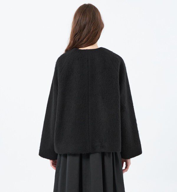 MACKINTOSH PHILOSOPHY「【WELBURY NO COLLAR SHORT(ウェルベリーノーカラーショート)】ウールシャギー製」|その他|