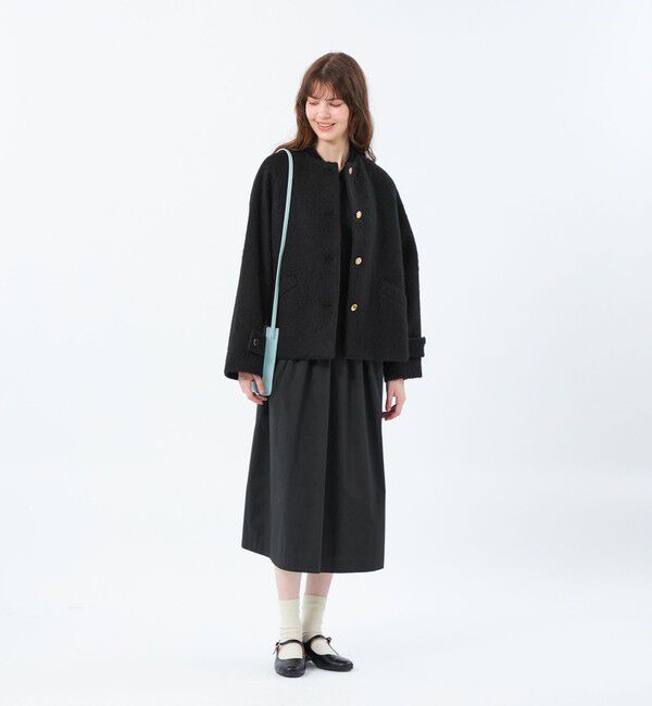 MACKINTOSH PHILOSOPHY「【WELBURY NO COLLAR SHORT(ウェルベリーノーカラーショート)】ウールシャギー製」|その他|