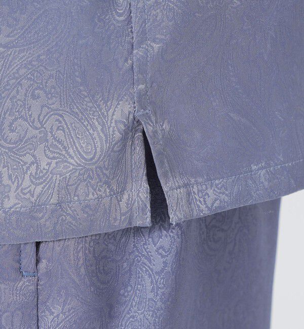  「サテンジャカードショートスリーブシャツ」|シャツ・ブラウス|