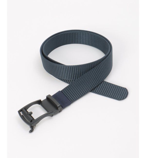 ikka「スマートロックナイロンベルト」|ダウンベスト・ベスト|ネイビーブルー