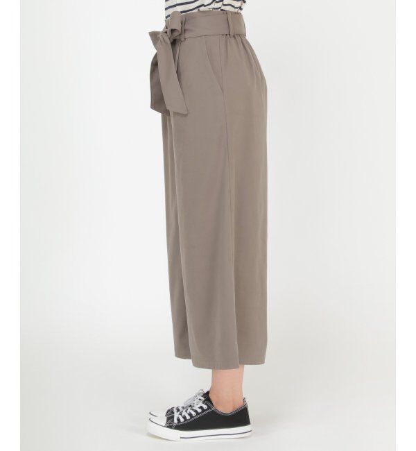 ikka「フェイクスエードワイドパンツ」|その他|