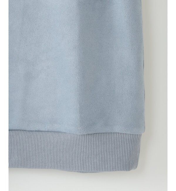 ikka kids「【親子おそろい】フェイクスウェードルーイカラープルオーバー（120~160cm）」|Tシャツ・カットソー|