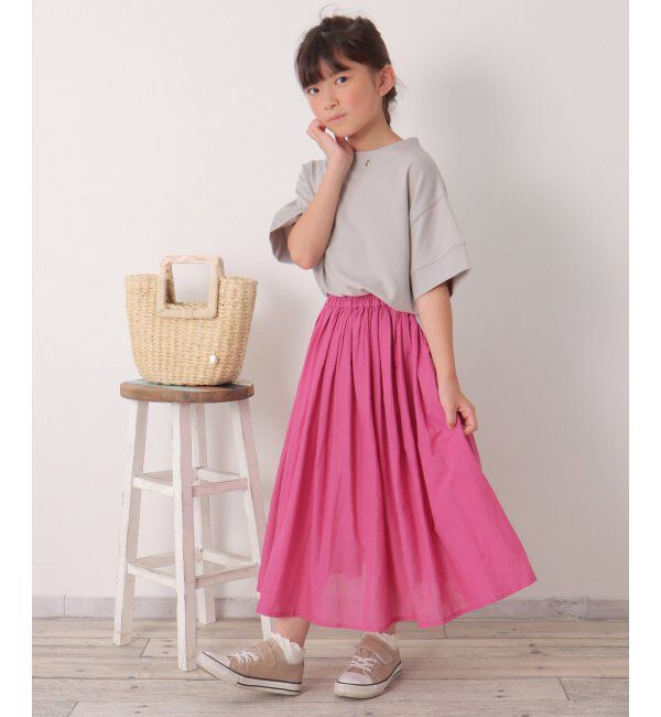 ikka kids「India コットンギャザースカート（120~160cm）」|スカート|