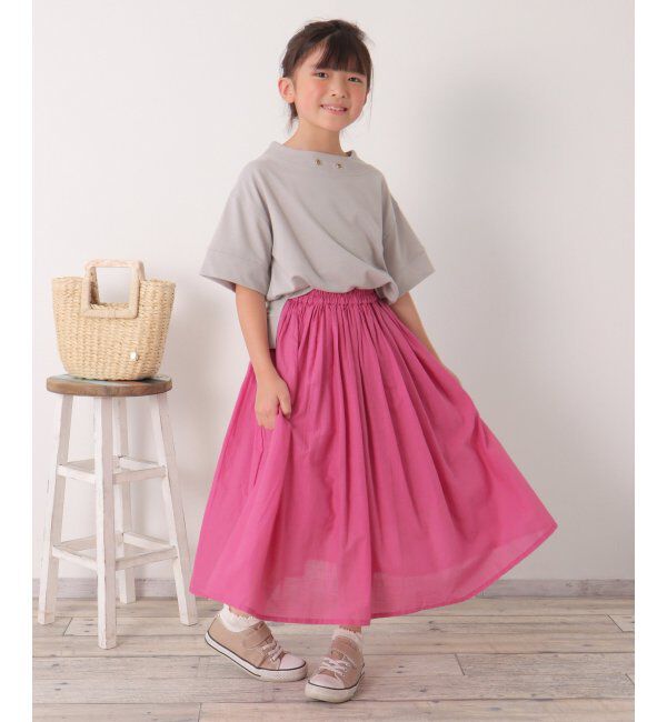 ikka kids「India コットンギャザースカート（120~160cm）」|スカート|