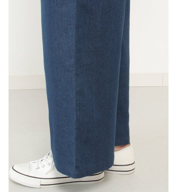 ikka「フロントタックワイドパンツ」|その他|