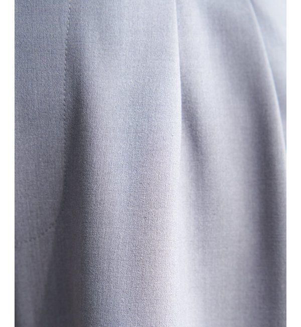 ikka「フロントタックワイドパンツ」|その他|