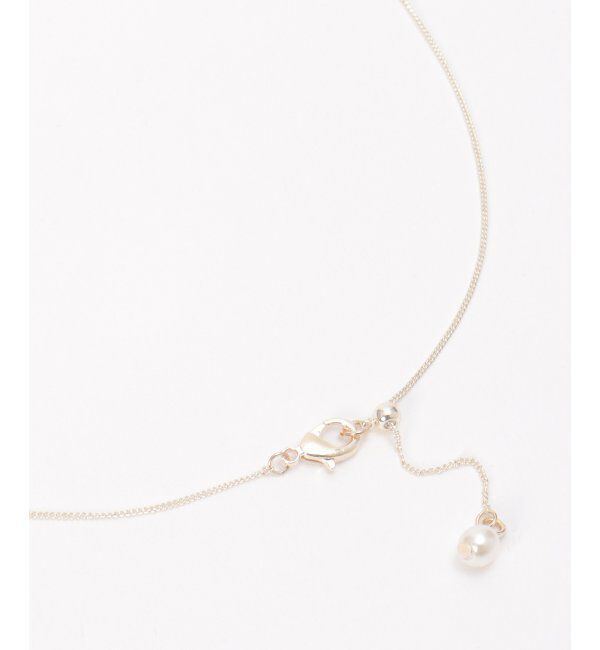 ikka「パールストーンリングネックレス」|その他|