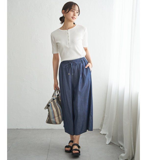 ikka「前後2WAYヘンリーネックプルオーバー」|Tシャツ・カットソー|