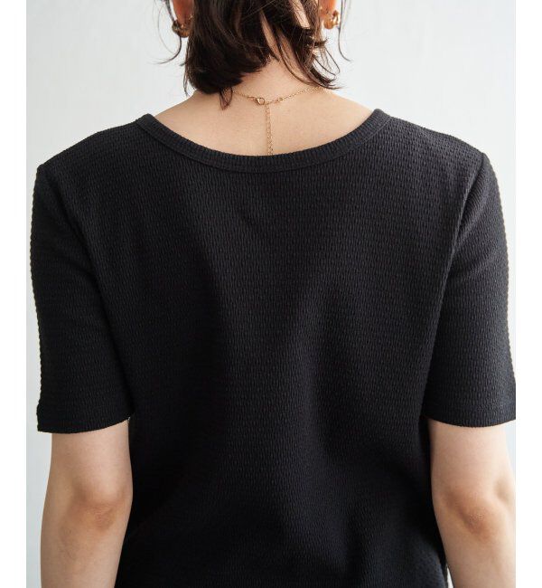 ikka「前後2WAYヘンリーネックプルオーバー」|Tシャツ・カットソー|