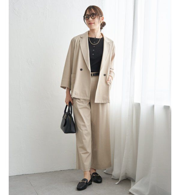 IKKA LOUNGE「【セットアップ対応】GOKU楽ワークワイドパンツ」|その他|