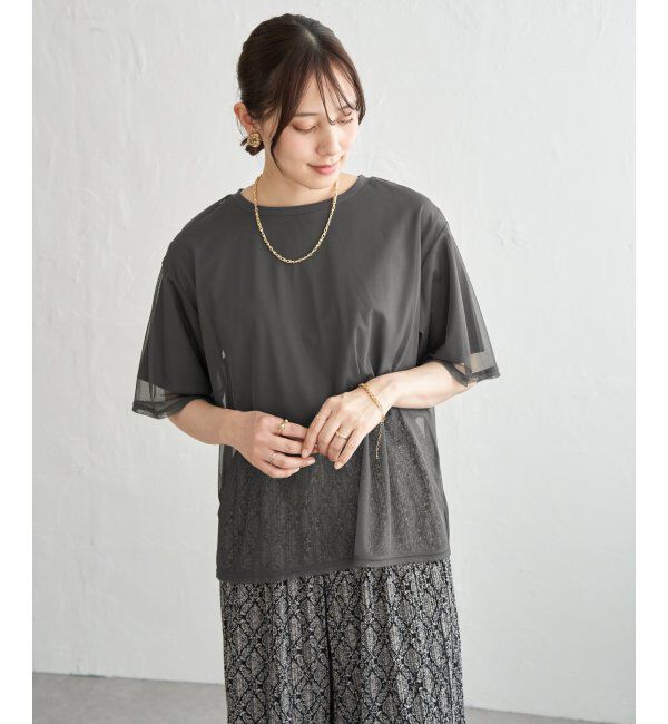 ikka「チュールレイヤードプルオーバー」|その他|