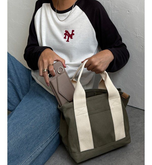 Lbc with Life「キャンバス仕切りミニトートバッグ」|その他|