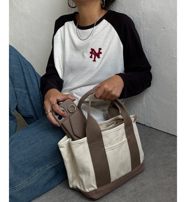 Lbc with Life「キャンバス仕切りミニトートバッグ」|その他|コーヒー