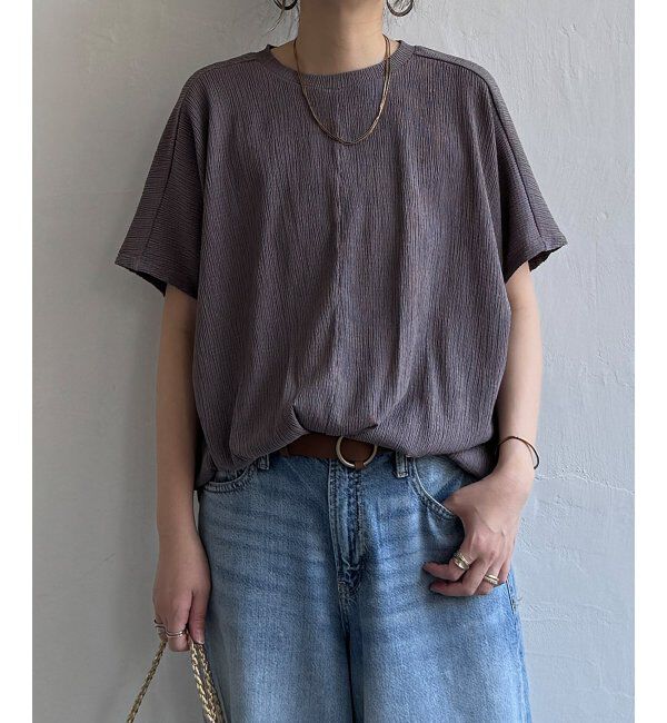 Lbc with Life「楊柳ドルマン裾タックプルオーバー」|その他|