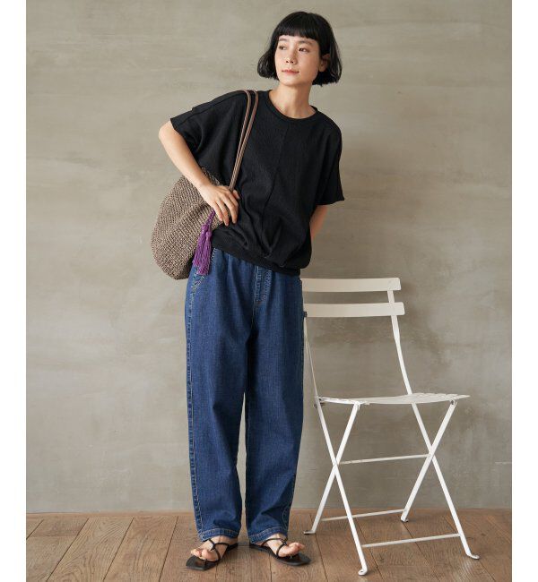 Lbc with Life「楊柳ドルマン裾タックプルオーバー」|その他|