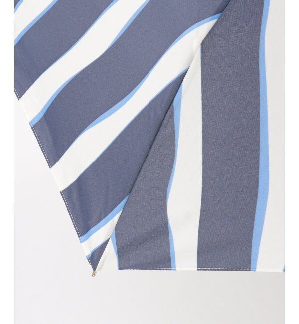 Lbc with Life「ニュアンスストライプ ミニ 雨傘 折りたたみ傘 晴雨兼用」|傘|