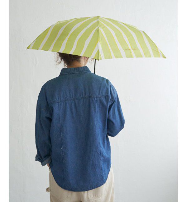 Lbc with Life「ニュアンスストライプ ミニ 雨傘 折りたたみ傘 晴雨兼用」|傘|