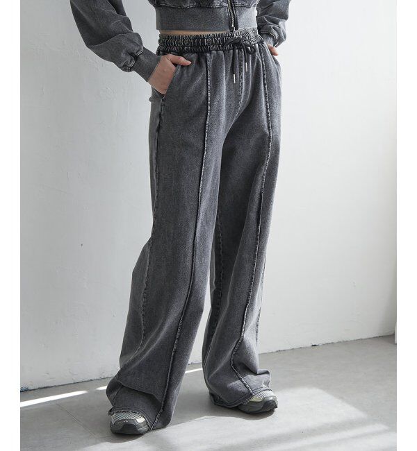 VENCE share style「【セットアップ対応】ケミカルスウェットパンツ」|スカート|