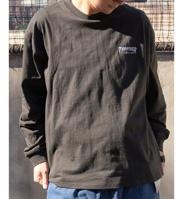 VENCE share style「THRASHER スラッシャー マークゴンザレスロゴロンＴ」|Tシャツ・カットソー|ブラック