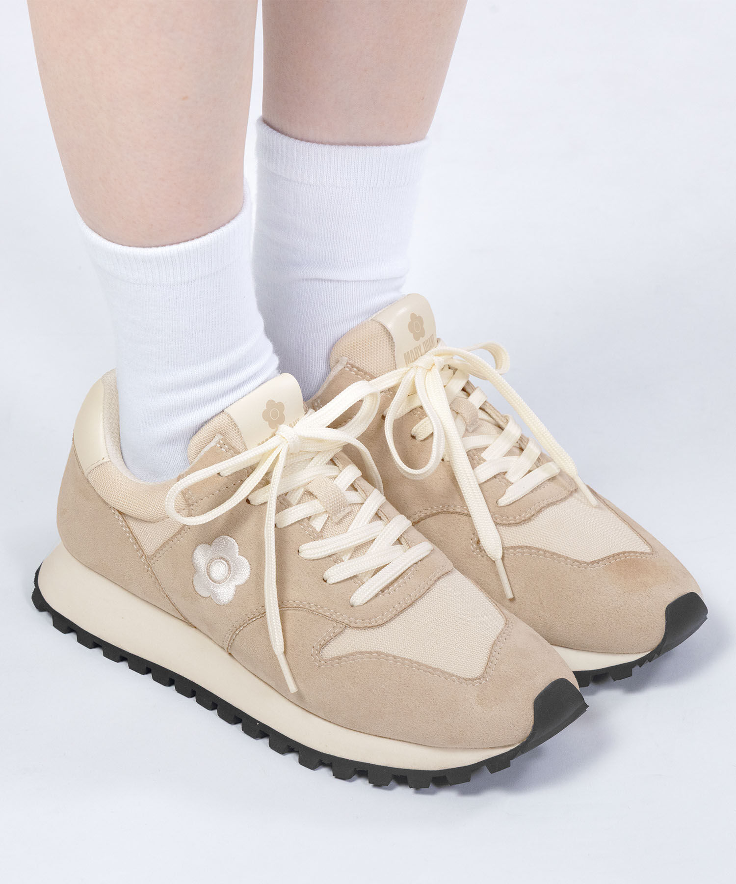 MARY QUANT「デイジーエンブロコンビ スニーカー」|スニーカー|