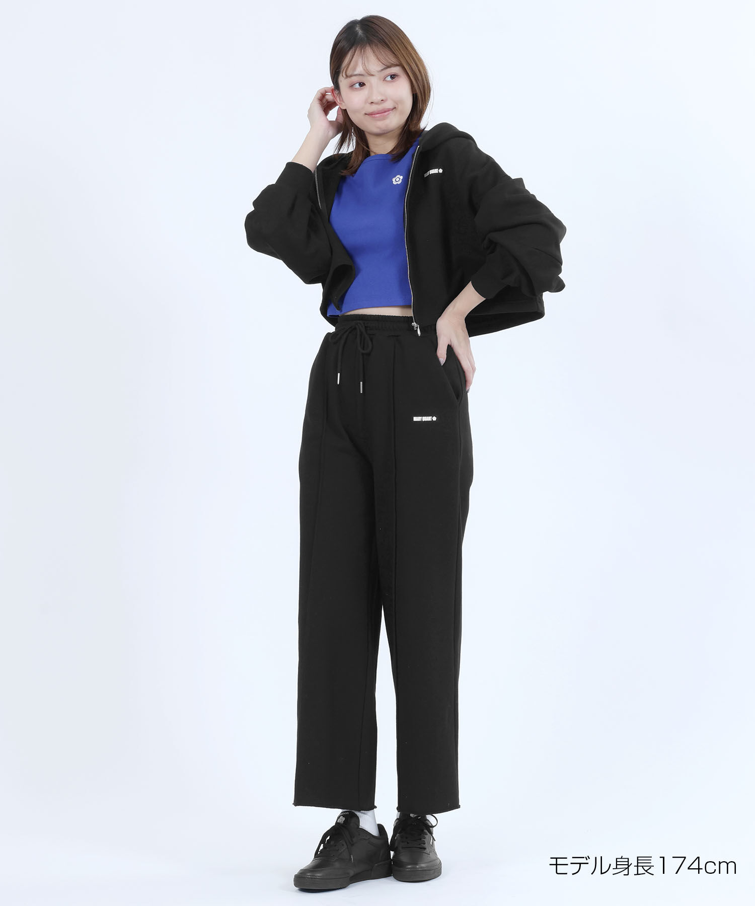 MARY QUANT「ロゴタグスウェット パーカ」|パーカー|