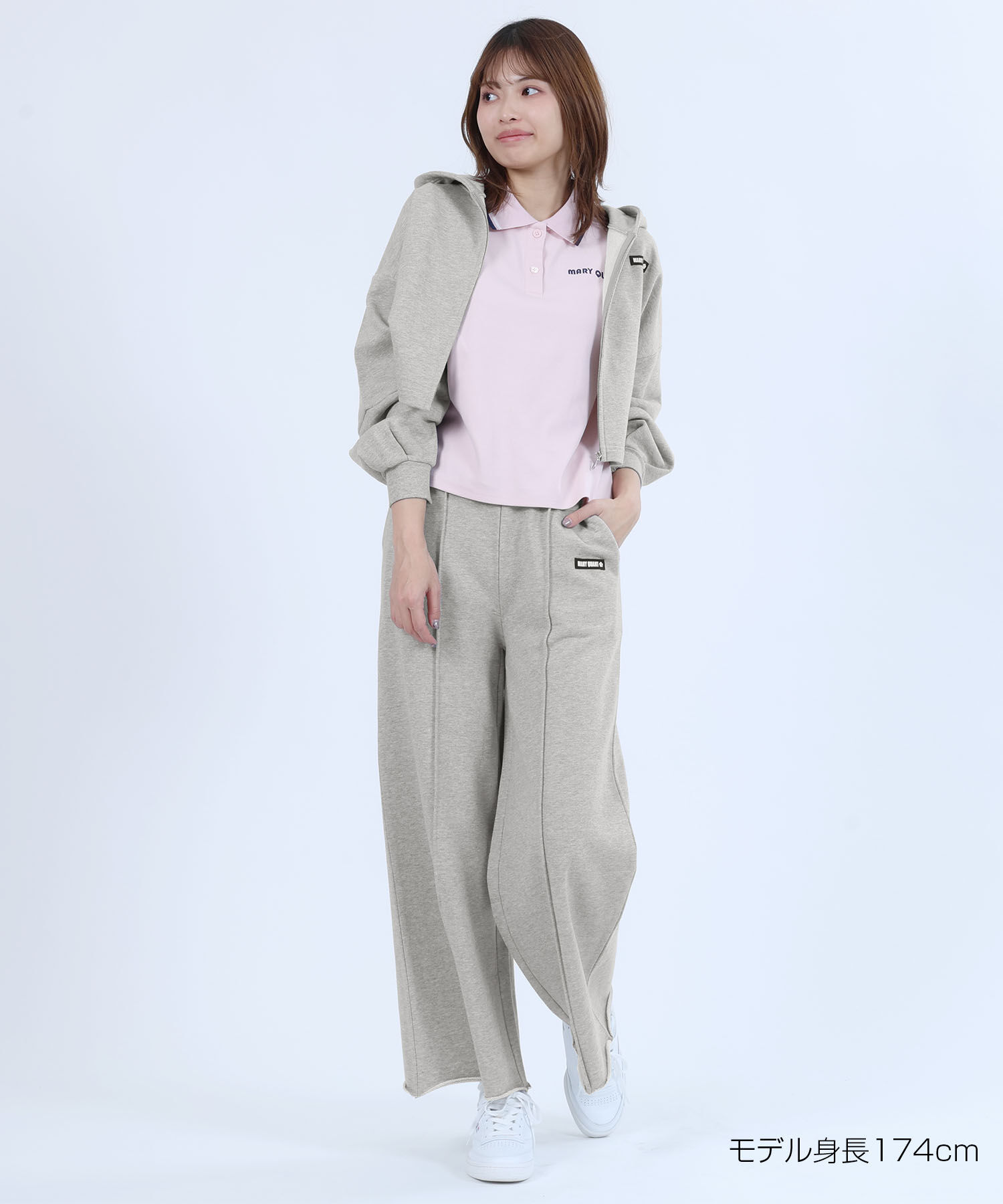 MARY QUANT「ロゴタグスウェット パーカ」|パーカー|