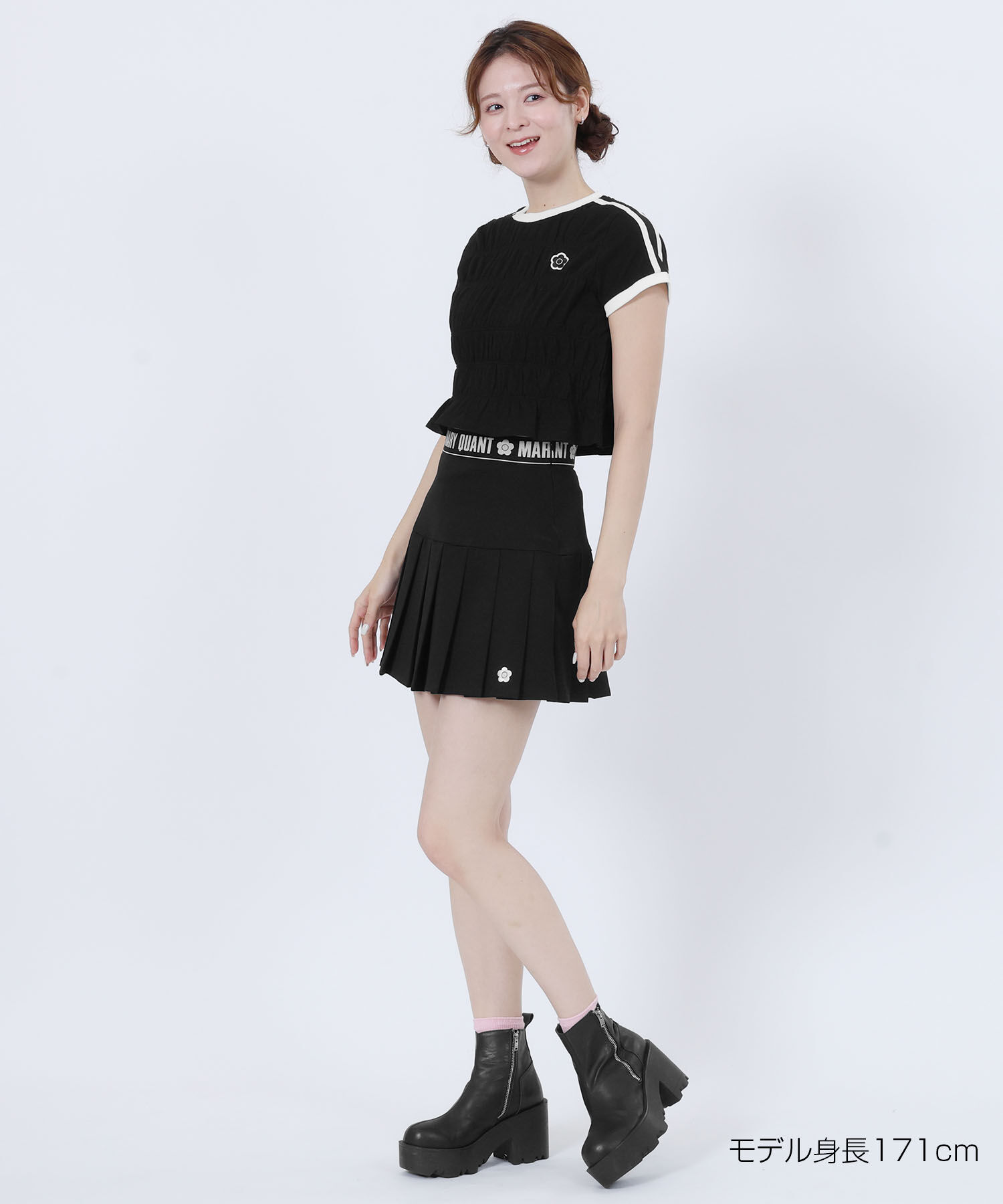 MARY QUANT「バイカラーシャーリング Tシャツ」|Tシャツ・カットソー|