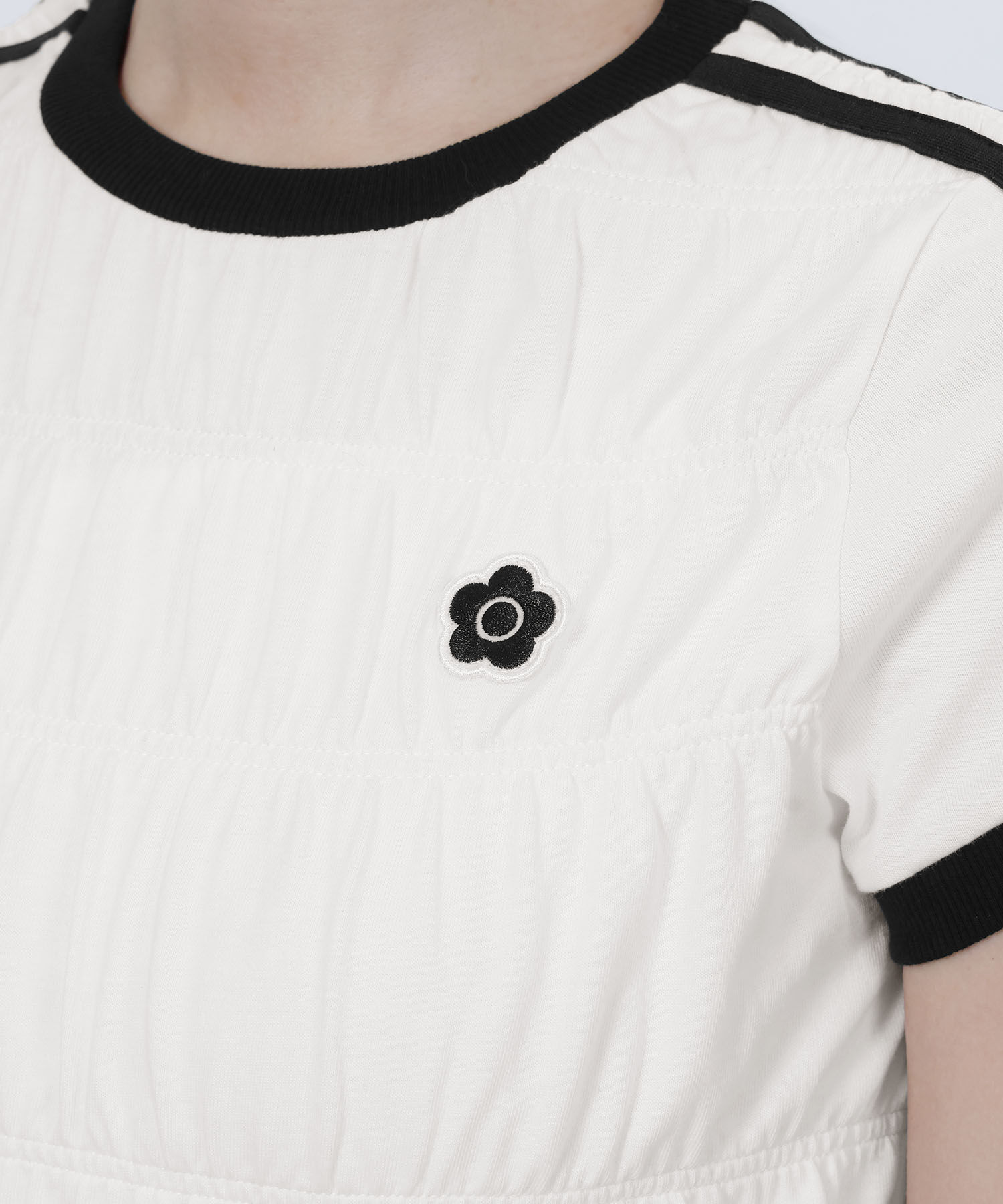 MARY QUANT「バイカラーシャーリング Tシャツ」|Tシャツ・カットソー|