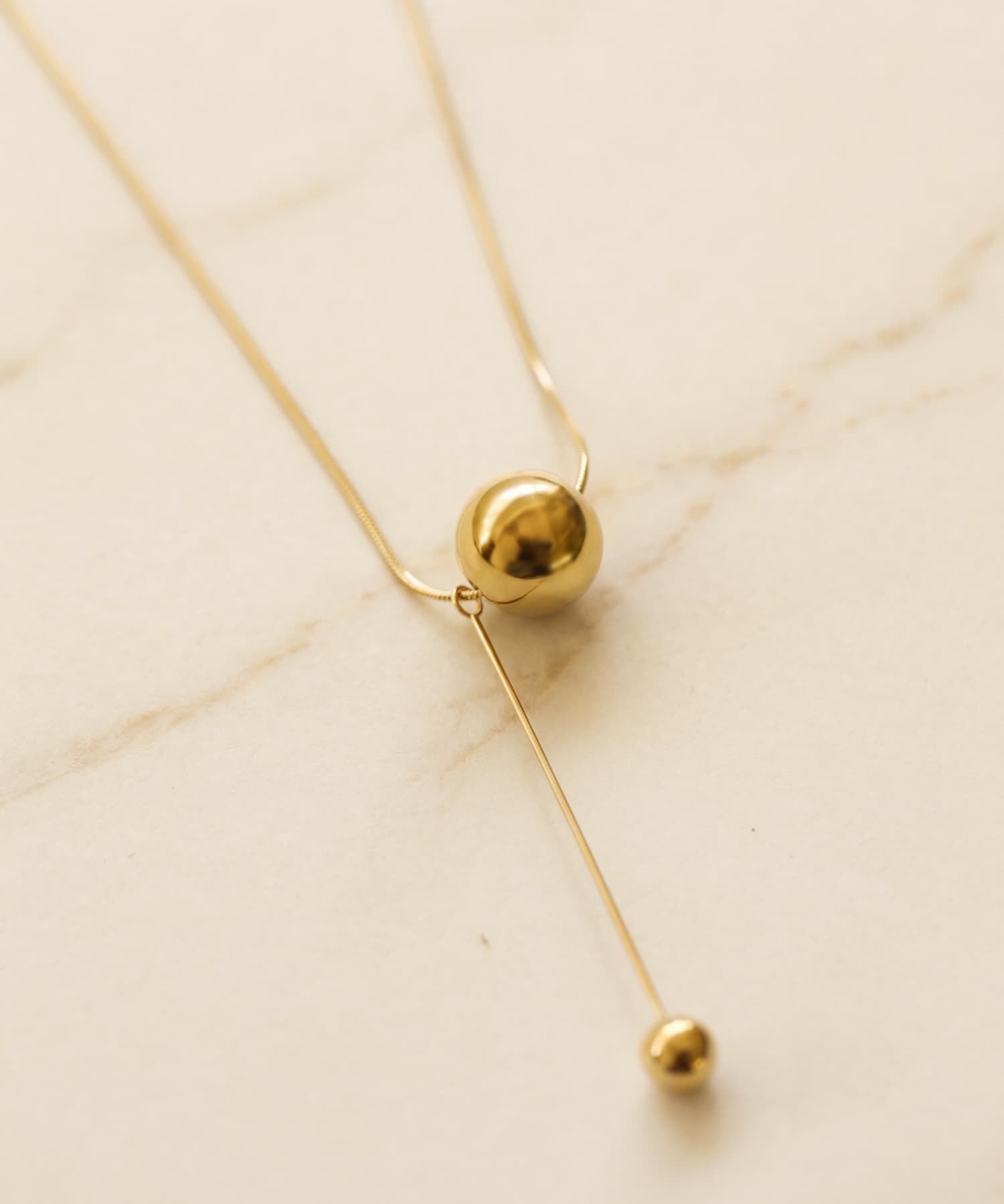 STYLE DELI「【DELI by】ビッグボールチェーンネックレス」|ネックレス|