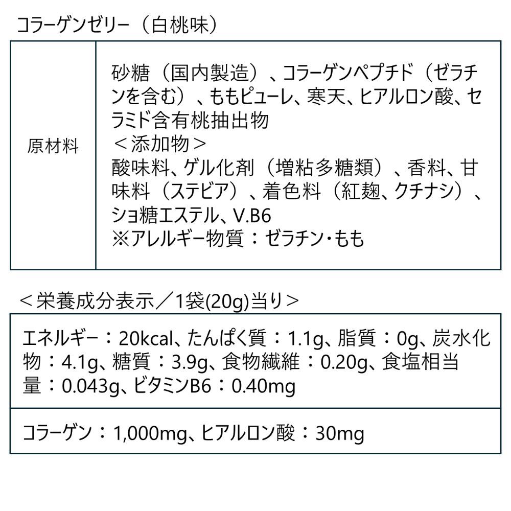 ORBIS「ORBIS コラーゲンゼリー 7～14日分（20g&times;14袋）」|健康・美容食品 ※軽減税率対象|