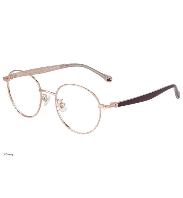 「ボストン型めがね｜Disney Collection Mickey & Friends Classic Line」|メガネ|ピンク