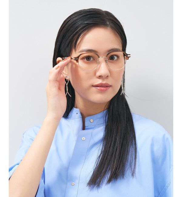  「ウェリントン型 メガネ│ブロー レトロ｜ レンズ交換券付」|メガネ|