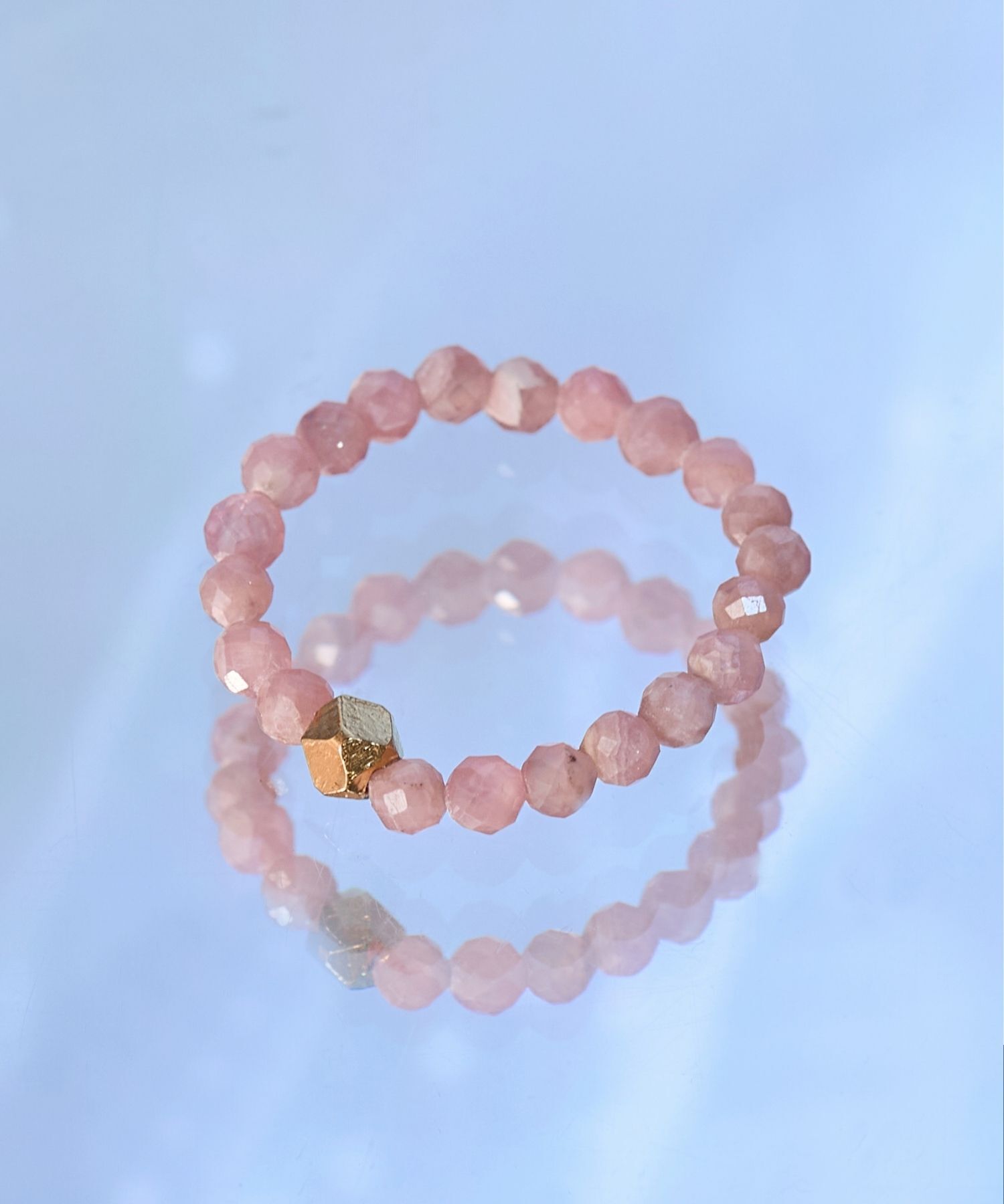 JUPITER「【SV】天然石ビーズリング/金属アレルギー対応　インカローズ」|リング|