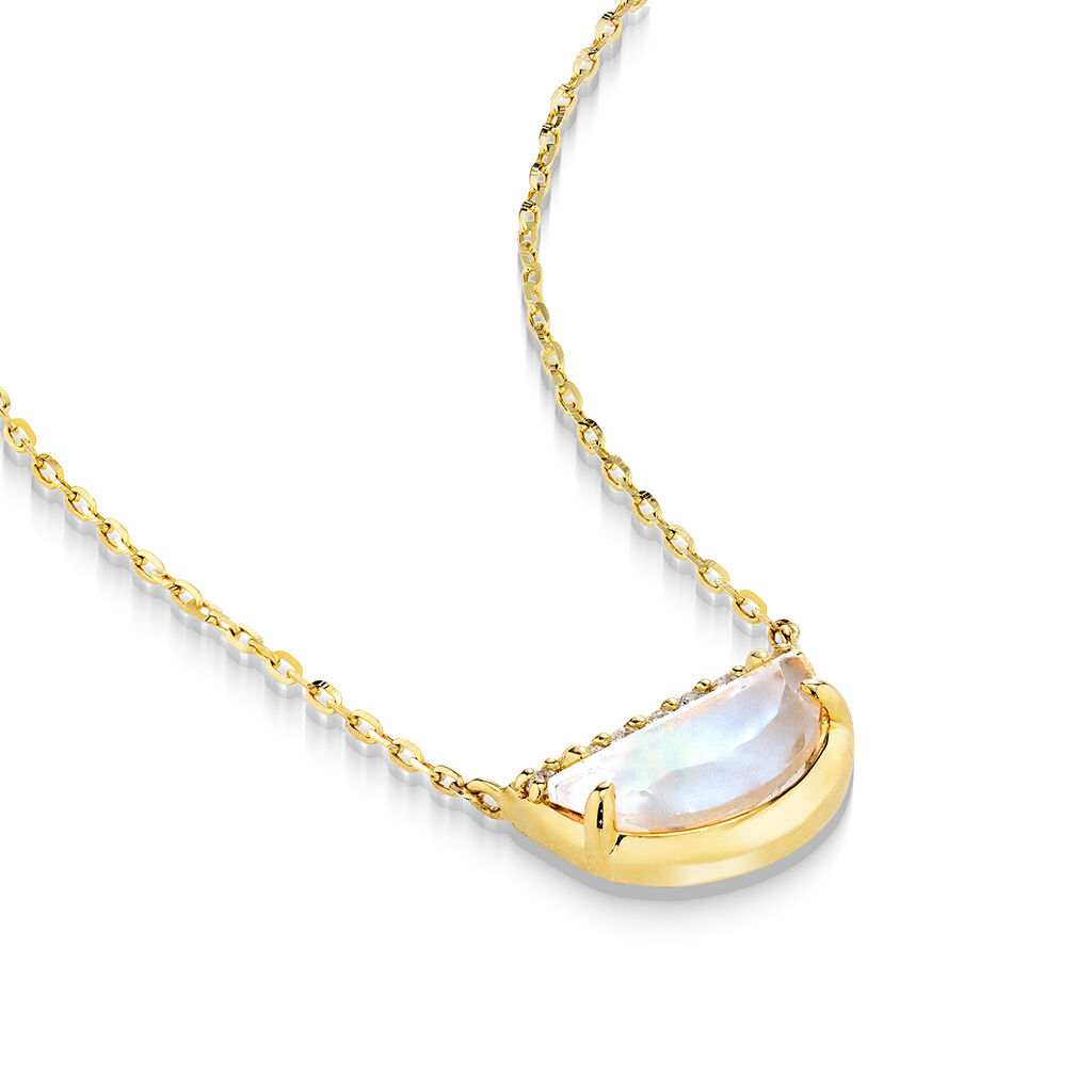 STAR JEWELRY「HALF MOON」|ネックレス|