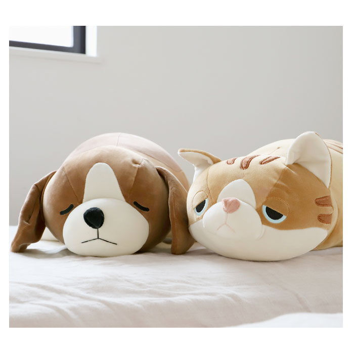 BACKYARD FAMILY「抱き枕 ぬいぐるみ 通販 L 大きい ねむねむアニマルズ 抱きまくら まくら 枕 クッション」|その他|