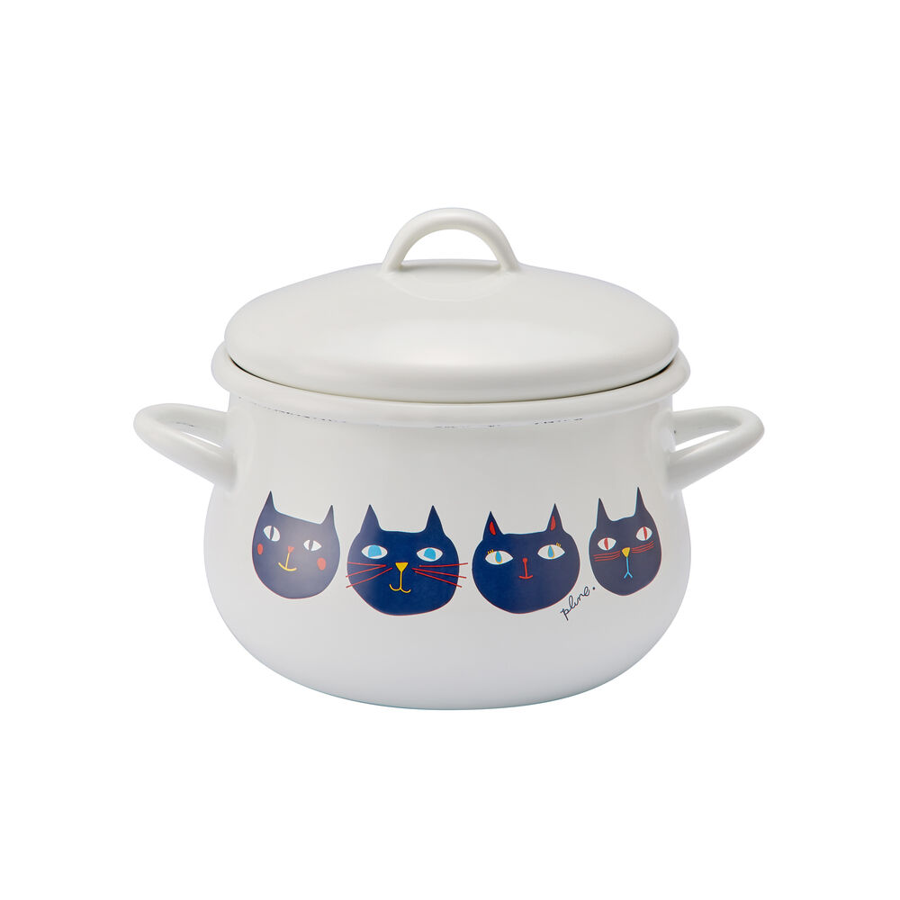 BACKYARD FAMILY「ホーロー 両手鍋 16cm 通販 ホーロー鍋 調理鍋 調理なべ ホーローなべ ほうろう ホーロー製」|食器・キッチングッズ|ホワイト2